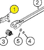 Roll-Rite 45330 | 3-Spring Pivot Pin, Steel | Aftermarket Part